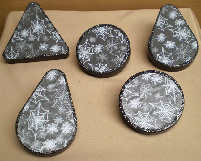 Set of 5 Spider Web Noisemakers 