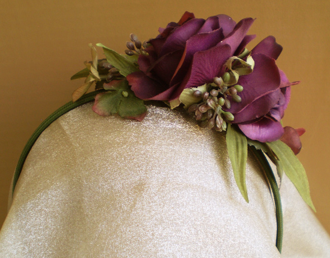 Plum Rose Sprite Head Band
