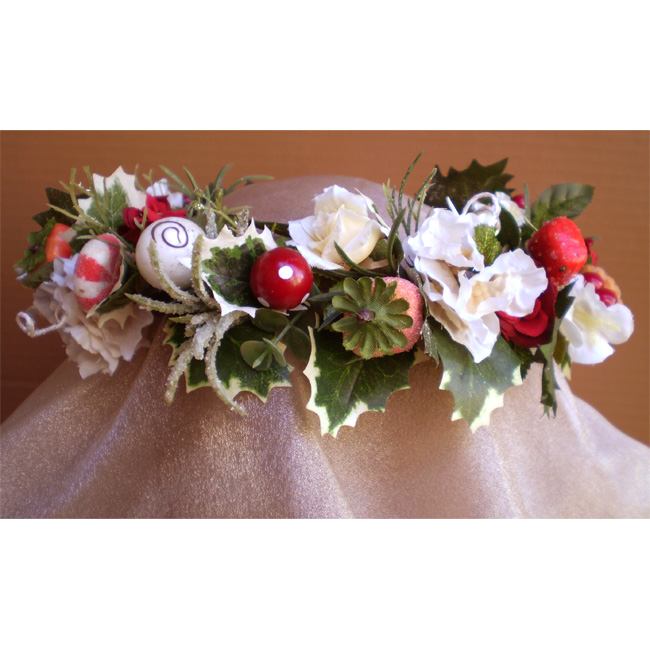 Christmas Candy Head Wreath
