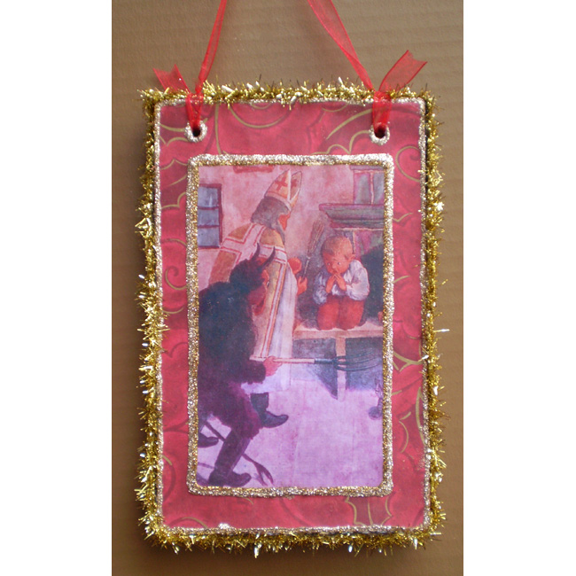 I'll be Good Krampus ST.Nick Wall Hanger