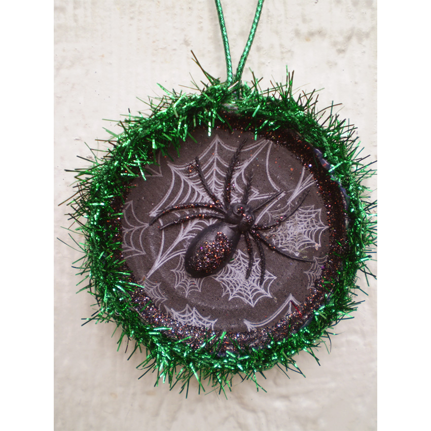 Tin Retro Spider Ornament-Sold